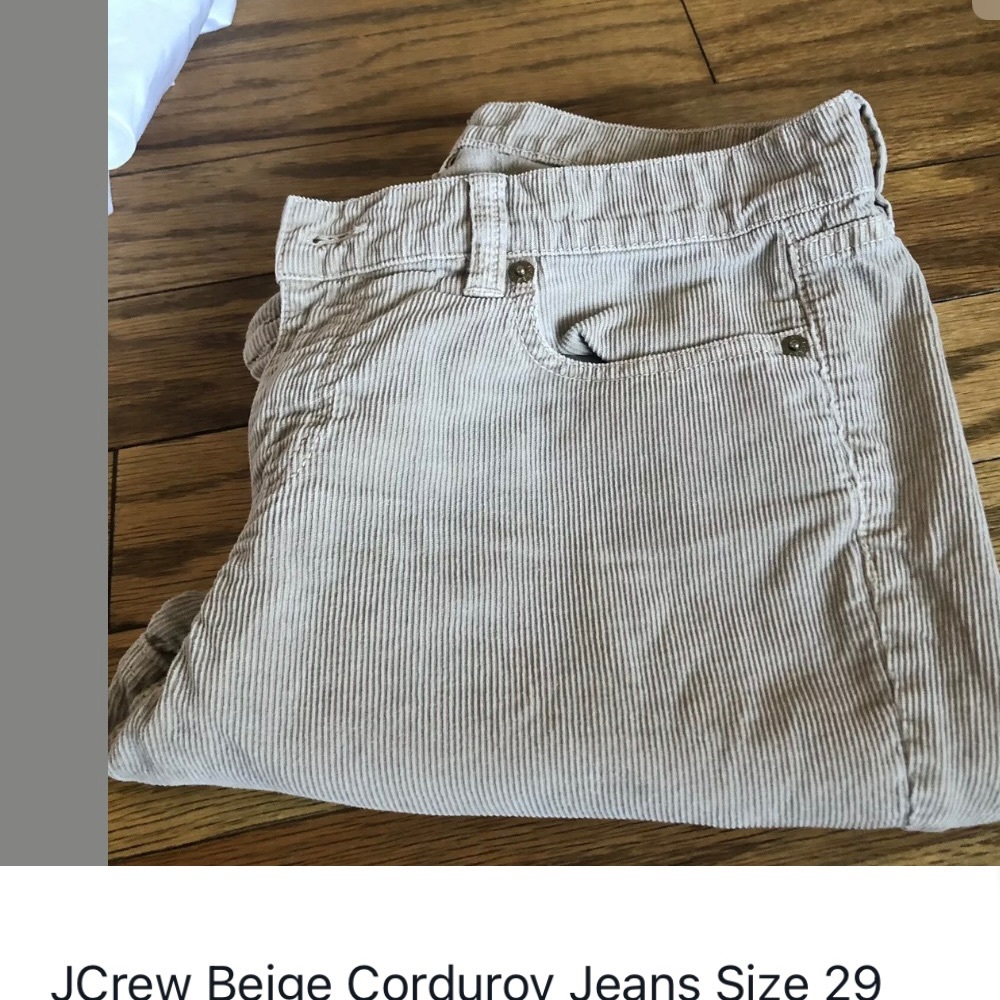 JCrew Corduroy jeans